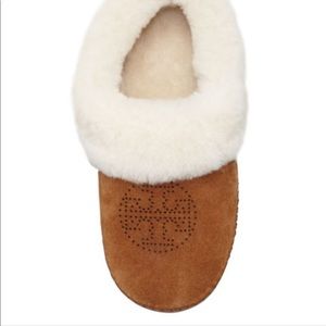 Tory Burch chestnut brand new slippers